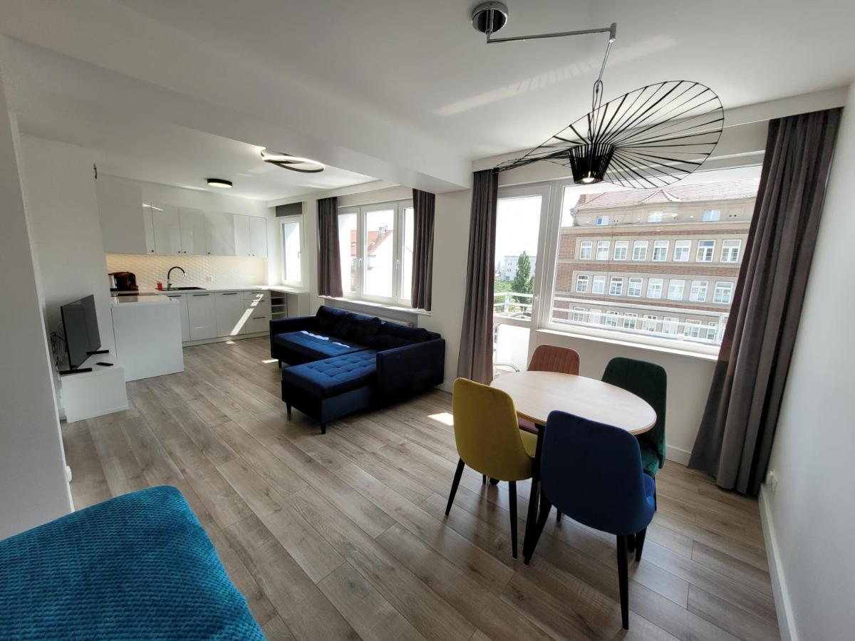 Apartamento Sloneczny Apartament Przy Filharmonii, Walach Chrobrego Szczecin Exterior foto